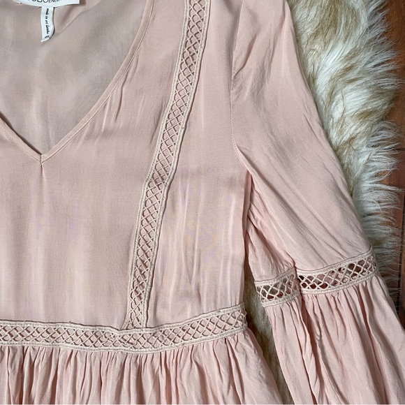 BCBGeneration Rose Smoke lattice trim dress - Picture 10 of 11